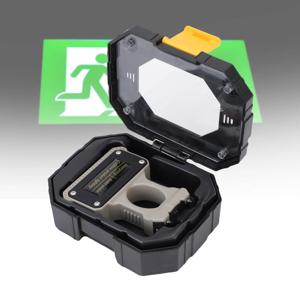 충전식 자동차 LED 손전등 아연 합금 자동차 창문 브레이커 핑거 라이트 1100mAh 버튼 제어 캠핑을 위한 다용도 견고한