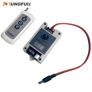 433M PWM 무선 원격 제어 속도 컨트롤러 조정 가능한 장거리 DC 모터 제어 12V 24V 5A 홈 자동화 스쿠터용