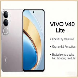 VIVO V40 Lite 스마트폰 6.78'' HD+ 디스플레이 50MP 듀얼 카메라 5000mAh 대용량 배터리 44W 고속 충전 안드로이드 14 모바일 폰