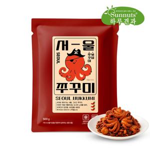 [하루한끼] 서울 쭈꾸미 500g x 1팩 / 매콤달달 / 매운맛 쭈꾸미볶음 / 간편조리