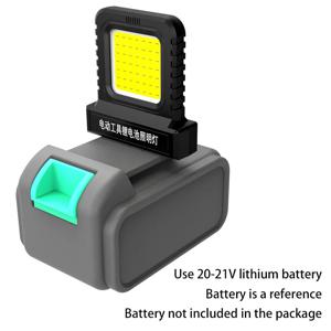 파워 툴 액세서리 LED 작업등 마키타 밀워키 듀월트 보쉬 다이이 로무움 지푸 18V-21V 리튬이온 배터리용