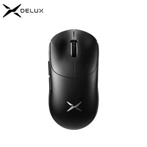 Delux M400 무선 게이밍 마우스, 24000DPI, 1KHz 폴링 레이트, PAW3311, 트라이 모드 500mAh 충전식 마우스 모든 손에 적합한 PC 게이머용