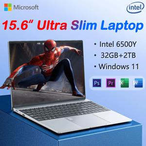 경량 15.6인치 노트북 인텔 6500Y 32GB RAM 2TB SSD 5000mAh 윈도우 11 백라이트 키보드 지문인식 비즈니스 및 게임용