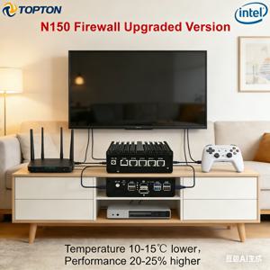 인텔 N150 리눅스 방화벽 인텔 셀러론 J6412 6305 J5005 마이크로 어플라이언스 4x인텔 I226 네트워크 카드 방화벽 라우터 PC M.2 NVMe SSD AES-NI