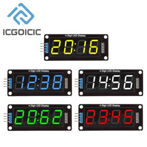 TM1637 아두이노 시계 타이머용 콜론 0.56인치가 포함된 4자리 7세그먼트 LED 디스플레이 모듈