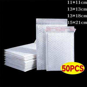 11/15/23cm 모든 사이즈 실용적인 흰색 버블 봉투 두꺼운 방수 충격 방지 버블 메일러 봉투 가방 자체 접착
