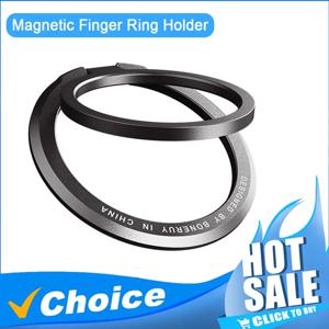 마그네틱 핑거 링 홀더, MagSafe 폰 스마트폰 액세서리, 아이폰 17 16 15 프로 맥스용, 자석 폰 스탠드 그립 마운트