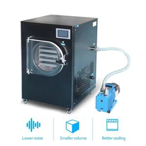 -80 ° C 6kg/배치 매니폴드형 실험실 진공 동결 건조기 가정용 소형 식품, 과일, 채소용 동결 건조기