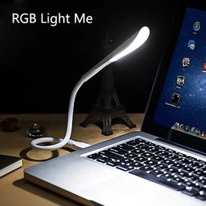 미니 휴대용 노트북 USB LED 빛 BendableTable 책상 램프 독서 작업 보조베터리 캠핑 PC 노트북 책 야간 조명