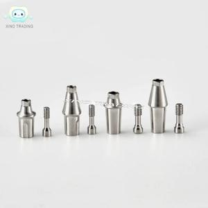 노벨 티타늄 시멘트 타입 어버트먼트와 호환되는 6SET 프리패브리케이티드 스트레이트 어버트먼트