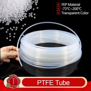 1~10m PTFE 튜브 FEP 절연 호스 투명 ID 0.8 1 2 2.5 3 4 5 6 7 8 9 10mm 압출기 J-헤드 경질 파이프 3D 프린터 부품용