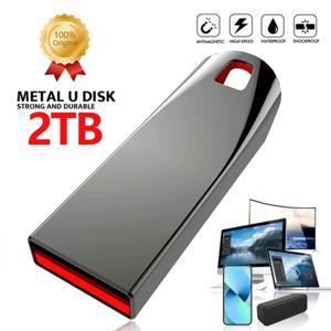 펜 드라이브 USB 3.0 메모리 스틱 2TB 1TB 메탈 펜드라이브 고속 메모리아 USB 512GB 128GB 컴퓨터 저장 장치 플래시 드라이브