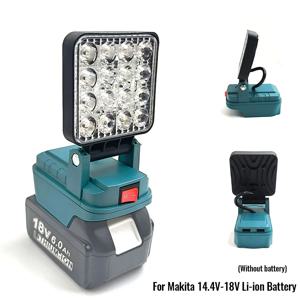 마키타 14.4V-18V 리튬 이온 배터리 랜턴 야외 손전등 무선 LED 작업등 캠핑 램프 비상 조명