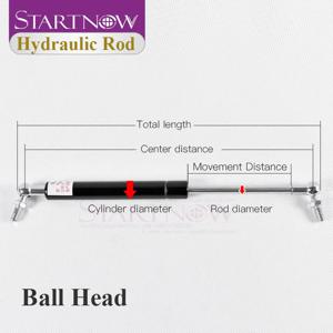 18x8mm 볼 헤드 가스 스트럿 400N Startnow 레이저 조각 절단기 뚜껑 교체 부품용 공압 유압 지지대
