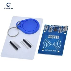 XCW MFRC-522 RC-522 RC522 안테나 RFID IC 무선 모듈 (아두이노용) IC 키 SPI 라이터 리더 IC 카드 근접 모듈