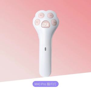 전력 저장 장치, 소형 휴대용, 속건성 조명, 매니큐어 접착제, 고양이 발 모양, 휴대용 베이킹 램프, 네일샵 전용