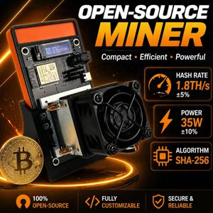 2026 업그레이드 Luckyaxe Bitaxe Gamma 601/602 1.7~1.8TH/s 35W 무소음 SHA256 ASIC 채굴기 저전력 BTC 홈 마이닝 머신