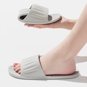 여성용 남성용 접이식 여행 슬리퍼, 미끄럼 방지 부드러운 밑창, 가벼운 욕실 샤워 슬리퍼, 빠른 건조 EVA 호텔 비치 슈즈