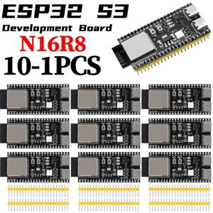 10-1PCS ESP32-S3-Dev-Kit-C-1 ESP32-S3 WiFi 블루투스 호환 BLE 5.0 메쉬 개발 보드 Arduino용 ESP32 무선 모듈