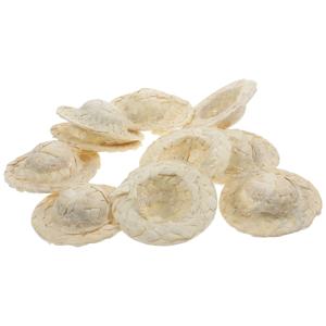 10Pcs 미니 밀짚 모자 인형 집 장식을위한 작은 짠 모자 홈 학교 공예 프로젝트 미니 모자 장식품 작은 장식 액세서리