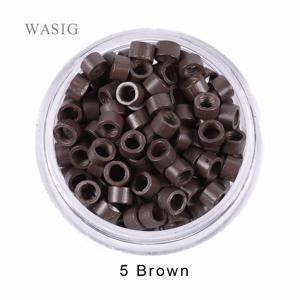 1000Pcs 4.0mm 머리 확장 Microringe 마이크로 링크 링 비즈 링크 나사 스레드 알루미늄 7 색 옵션