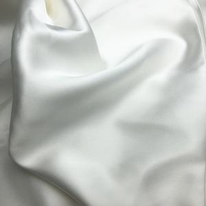 1미터 분량의 DIY 재봉 용품, 100% 실크 소재, 천연 흰색, 염색되지 않은 새틴 흰색 스카프 원단, 의류 액세서리, 순수 실크, 차르메유