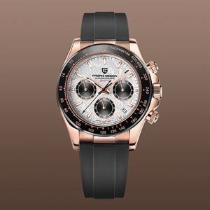 파가니 디자인 2026 신제품 1664 메테오라이트 다이얼 남성용 시계 럭셔리 사파이어 쿼츠 시계 남성용 스포츠 크로노그래프 남성 시계