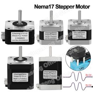 CNC 레이저 조각기 3D 프린터 부품용 Nema17 스텝퍼 모터, 42BYGH 모터, 17HS4401, 17HS3401, 17HS4023, 17HS601, 17HS8401, 42