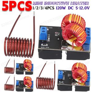 미니 ZVS 유도 가열 보드, DC 5-12.0V 입력 전압 ZVS 가열 기계 고주파 전원 공급 장치 모듈, 120W, 1-5 개