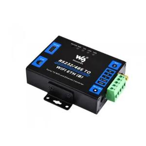 Waveshare 산업용 등급 직렬 서버 및 이더넷, 모드버스 게이트웨이, MQTT 게이트웨이, 금속 케이스, RS232/485 TO WIFI POE ETH (B)