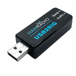 ABSQ-USB2RIG 라디오 USB 사운드 카드 커넥터, KENWOOD, YAESU, ICOM 비즈니스 라디오