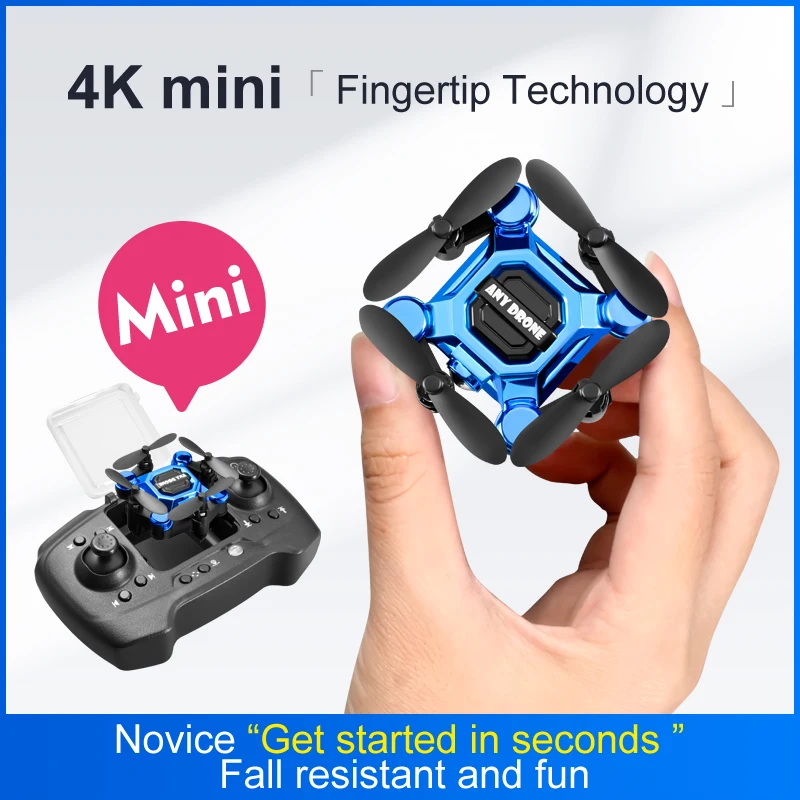 새로운 K04 미니 드론 카메라 탑재 RC 쿼드콥터 고도 유지 기능 소형 내구성 UAV 초보자용 휴대용 원격 조종 항공기