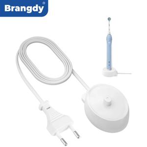 Oral B 전동 칫솔 iO 시리즈 3 4 5 6 1000/3000/5000/7000/7500 방수 유도 충전기 베이스에 적합한 Brangdy 충전기