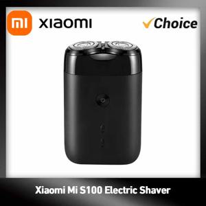샤오미 미 S100 전기 면도기 IPX7 방수 7200RPM 듀얼 플로팅 헤드 습식/건식 면도 타입-C 고속 충전 90분 USB 면도기