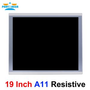 19인치 임베디드 패널 PC 저항성 터치스크린 산업용 올인원 PC 셀러론 J1900 J6412 코어 코어 i3 i5 i7 윈도우 10 모니터