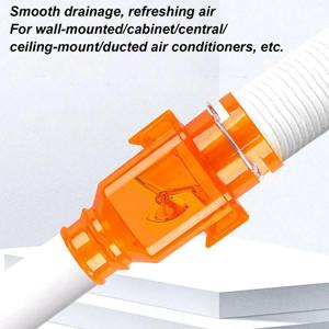 에어컨 배수 삼중 방수 밸브 역류 방지 밸브 단방향 체크 밸브 냄새 해충 바람 소음 방지 HVAC 시스템 액세서리