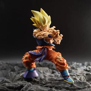 새로운 드래곤볼 Z 카메하메하 손오공 피규어 초사이어인 카카로트 16CM PVC 액션 피규어 모델 인형 장난감 선물용