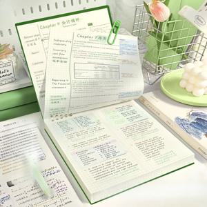 격자 노트패드 B5 스케치북 노트북 리프 노트북 다이어리 플립 문구류 저널 필기 패드 사무실 학교 용품