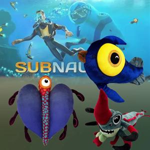 22cm 애니메이션 게임 Subnautica 봉제 인형 장난감 만화 귀여운 봉제 인형 팬들을위한 선물 크리스마스 어린이 생일 선물과 함께 제공