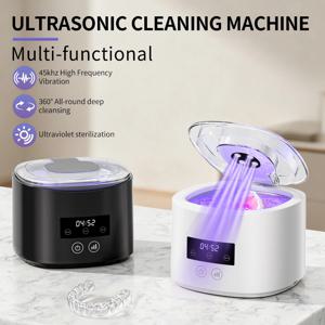 홈피쉬 클리너 다기능 USB 전동 세척기 (틀니, 교정기, 투명 리테이너, 치과용 케이스용)