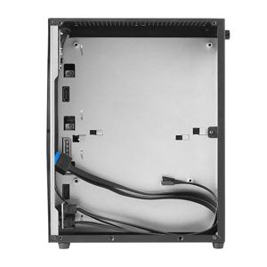 4.5L 미니 데스크탑 케이스(핫스왑 가능한 3.5인치 하드 드라이브 포함); ITX 미니 NAS 케이스; 가정 사무실 및 네트워크 환경에 이상적