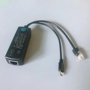 1/2개 10M/100M 48V ~ 5V POE 분배기 표준 절연형 Type-C USB 전원 공급 장치 모듈 POE 분배기