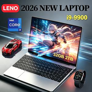 레노 2026 포터블 게이밍 15.6인치 인텔 코어 i9-9900 32GB 2TB SSD 윈도우 11 울트라 슬림 사무실/학습용 노트북 1920*1080 FHD