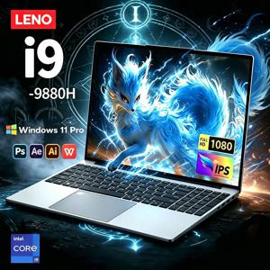신제품 15.6인치 풀HD 노트북 인텔 코어 i9 9880H 32GB 램 2TB SSD 빠른 속도 윈도우11 프로 오피스 게이밍 휴대용 노트북