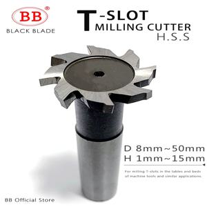 금속 HSS 우드러프 키 시트 라우터 비트 두께 1-12mm 직경 8-50mm 용 BB T 슬롯 밀링 커터