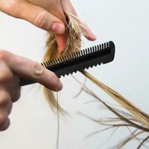 양면 헤어 면도기 빗 날, 내부 커팅, 얇은 이발사, 일상 DIY 홈 헤어 스타일링