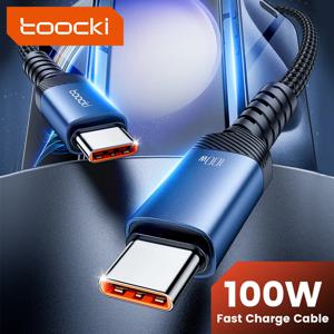 Toocki C타입 to C타입 케이블, 100W PD 고속 충전 충전기, USB C to USB C 케이블, 샤오미 POCO F3 리얼미 맥북 삼성 아이패드용