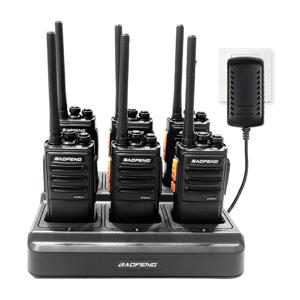 6pc Baofeng BF-888S 플러스 워키 토키 Tweeweg 라디오 BF 888s USB Lader UHF 400-470 MHz 16CH Lange Afstand 송수신기