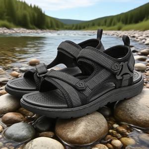 편안한 남성 샌들 여름 경량 캐주얼 야외 해변 휴가 슬리퍼 패션 통기성 신발 Size40-45