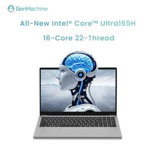 노트북 DDR5 4800Mhz M.2 2280 비즈니스 노트북 컴퓨터 인텔 코어 울트라 165H 16코어 22스레드 15.6인치 60Hz 아크 그래픽 게이밍